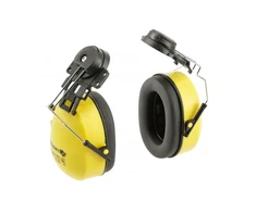Apsauginės ausinės TOLLENSE prie šalmo Hogert HT5K176, geltonos