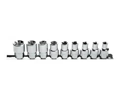 Galvučių komplektas Hogert HT1A880; 10-24 mm; 9 vnt.