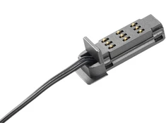TRACKO power connector, DC24V, 5A, 1.5m cable, PC, anthracite