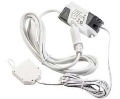 Transformer for Evora led lamps DC 3W, 350 mA with power cable, switch and dimmer