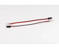 Transparent fittings for 8mm COB tapes with 15cm wire and mini amp male