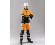 TRAUN softshell įspėjamosios kelnės oranžinės 2XL