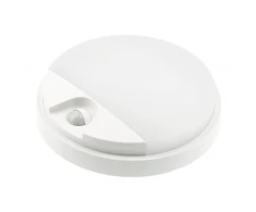 TULON luminaire with motion sensor, LED, 15W, 1350lm, 4000K, AC220-240V, IP54, round, whit