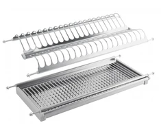 Two tier dish drying rack (inox)