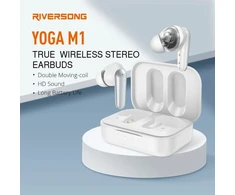 TWS ausinės Riversong YOGA M1, baltos
