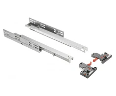 Undermount drawer slide 3D with soft closing (full extension) l-350 MODERN SLIDE, for 18 m