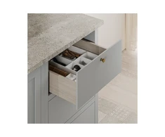 Undermount drawer slide 3D with soft closing (full extension) l-350 MODERN SLIDE, for 18 m