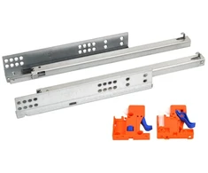 Undermount drawer slide with a soft closing system (partial extension) l-550 Modern Slide