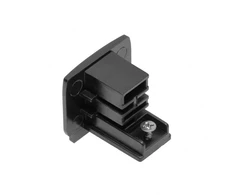 GTV Universalus galinis dangtelis trifazėms X-RAIL šynoms, 35x31 mm, juodas