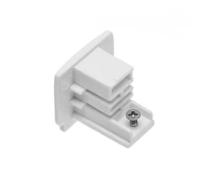 GTV Universalus galinis dangtelis trifazėms X-RAIL šynoms, 35x31 mm, baltas