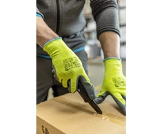VECHTE nitrile-coated protective pirštinės žalias/dkgrey (12 pairs/pack) 9