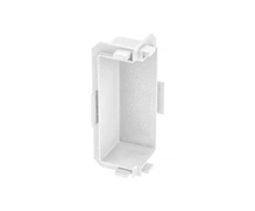 VELLO internal connector C profile, baltas, (10 pcs/op.)