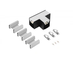 VINEA T-connector, LED, juodas