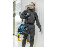 WURNITZ elastic protective coverall dark pilka S (48)