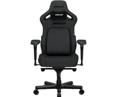 Žaidimų kėdė AndaSeat Kaiser 4 XL, tamsiai pilkos spalvos, medžiaga: audinys
