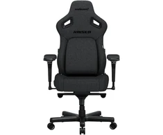 Žaidimų kėdė AndaSeat Kaiser 4 XL, tamsiai pilkos spalvos, medžiaga: audinys