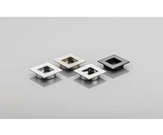 Zamak flush pull handle B226 square aliuminio