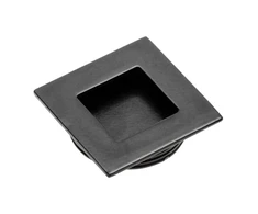 Zamak flush pull handle B226 square juodas