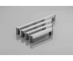 Zamak handle 334 C=160mm brushed steel