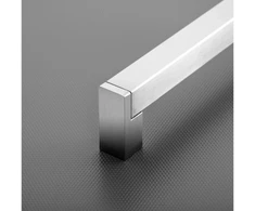 Zamak handle 334 C=160mm brushed steel