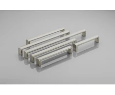 Zamak handle 682 C=320mm brushed steel
