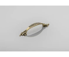 Zamak handle ADRIN C=96mm antique brass