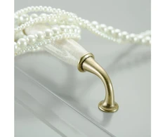 Zamak handle ALATRI C=128mm antique brass