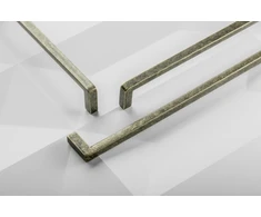 Zamak handle BAGIO 320 mm, antique brass