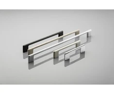 Zamak handle CAPRI, C= 160 mm, inox