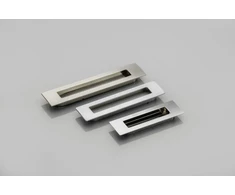 Zamak handle E6 C=128mm brushed steel