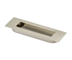 Zamak handle E6 C=96mm brushed steel