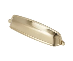 Zamak handle EVER C = 128 mm champagne