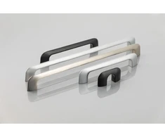 Zamak handle MILANO C=128 inox
