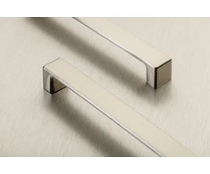 Zamak handle MODENA, C= 160 mm, inox