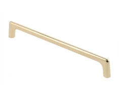 Zamak handle OCTAVIO C = 128 mm shiny auksinis
