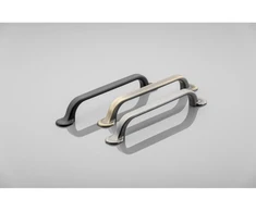 Zamak handle RETRIS C = 128 mm, antique brass