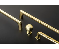 Zamak knob NORD shiny auksinis
