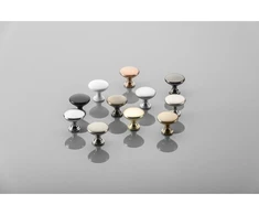 GTV Zamak knob TERNI chrome