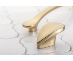 Zamak knob VENICE champagne