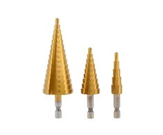 Pakopinis grąžtas Hogert HT6D325; 1/4''; 4-12/4-20/4-32 mm; 3 vnt.