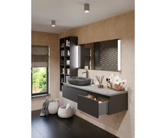 "Zita" LED šviestuvas su jungikliu 600mm, 15W, AC220-240V, 50/60Hz, 4000K, IP44, RA >80, 1