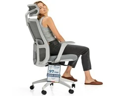 Biuro kėdė Desktronic SitOne Pilka, 4D porankiai, 6 reguliuojami taškai, BIFMA sertifikatas