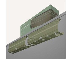Desktronic Darbo stalo metalinis laidų laikiklis Žalias