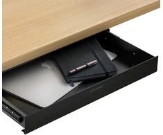 Desktronic Darbo stalo stalčius Juodas