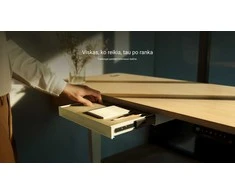 Desktronic Darbo stalo stalčius Mėlynas