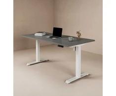 Desktronic Darbo stalo stalviršis 180x80cm Pilkas
