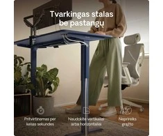 Desktronic Magnetinis darbo stalo laidų laikiklis, Metalinis, Mėlynas