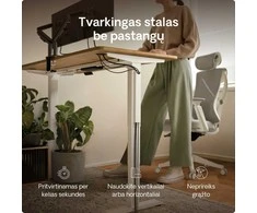 Desktronic Magnetinis darbo stalo laidų laikiklis, Metalinis, Baltas