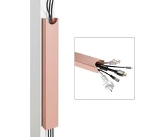 Desktronic Magnetinis darbo stalo laidų laikiklis, Metalinis, Rožinis