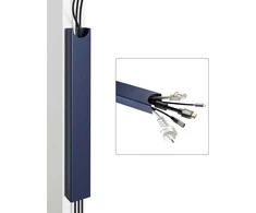 Desktronic Magnetinis darbo stalo laidų laikiklis, Metalinis, Mėlynas